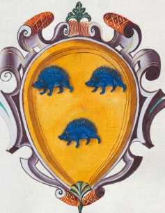 Familienwappen kleinerer Adelshäuser vo...