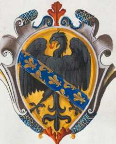 Familienwappen kleinerer Adelshäuser vo...