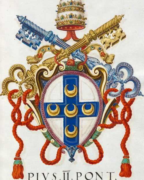 Papst Pius II. Wappen (29r )
