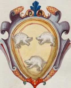 Familienwappen kleinerer Adelshäuser vo...