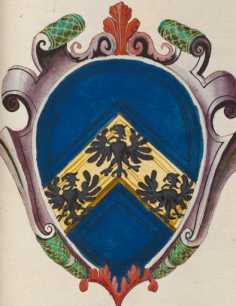 Familienwappen kleinerer Adelshäuser vo...