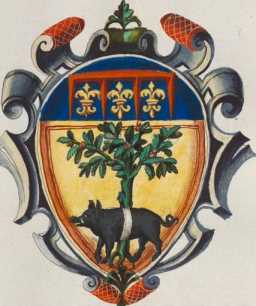 Familienwappen kleinerer Adelshäuser vo...
