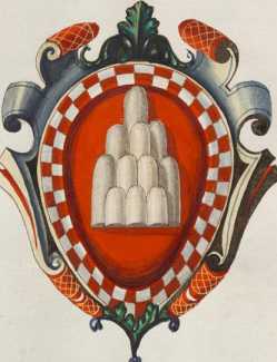 Familienwappen kleinerer Adelshäuser vo...