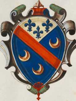 Familienwappen kleinerer Adelshäuser vo...