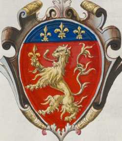 Familienwappen kleinerer Adelshäuser vo...