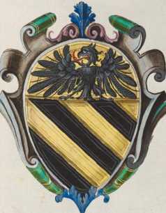 Familienwappen kleinerer Adelshäuser von Arezzo mit Buchstaben L (171r )
