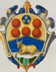 Familienwappen kleinerer Adelshäuser vo...
