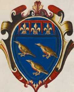 Familienwappen kleinerer Adelshäuser vo...