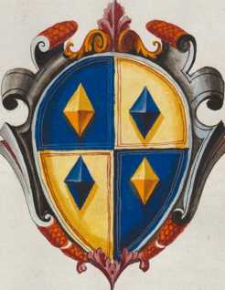 Familienwappen kleinerer Adelshäuser von Pistoia ... aus
