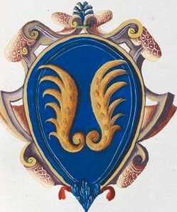 Familienwappen kleinerer Adelshäuser vo...