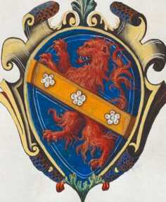 Familienwappen kleinerer Adelshäuser vo...