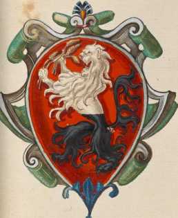 Familienwappen kleinerer Adelshäuser vo...