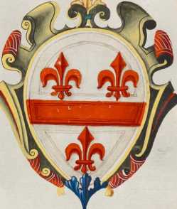 Familienwappen kleinerer Adelshäuser vo...