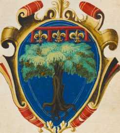 Familienwappen kleinerer Adelshäuser vo...