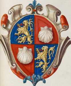 Familienwappen kleinerer Adelshäuser vo...