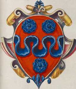 Familienwappen kleinerer Adelshäuser vo...