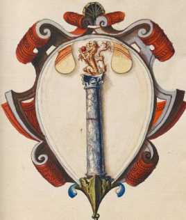 Familienwappen kleinerer Adelshäuser vo...