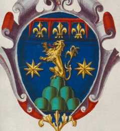 Familienwappen kleinerer Adelshäuser vo...