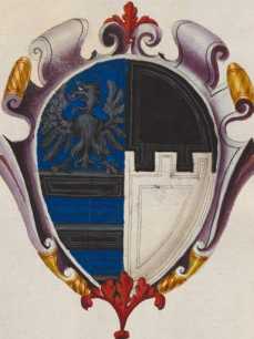 Familienwappen kleinerer Adelshäuser vo...