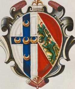 Familienwappen kleinerer Adelshäuser von Siena ... aus