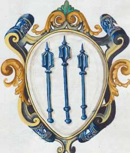 Familienwappen kleinerer Adelshäuser vo...
