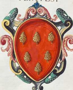 Familienwappen kleinerer Adelshäuser vo...