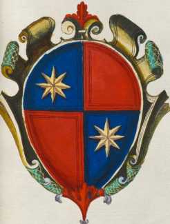 Familienwappen kleinerer Adelshäuser vo...