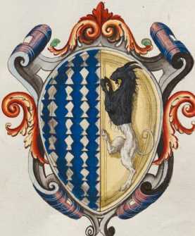 Familienwappen kleinerer Adelshäuser vo...