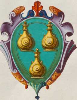 Familienwappen kleinerer Adelshäuser vo...