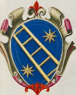 Familienwappen kleinerer Adelshäuser von Arezzo mit Buchstaben L (171r )
