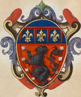 Familienwappen kleinerer Adelshäuser vo...