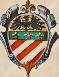 Familienwappen kleinerer Adelshäuser vo...