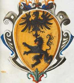 Familienwappen kleinerer Adelshäuser vo...