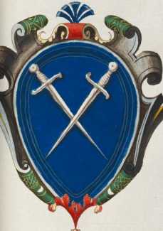 Familienwappen kleinerer Adelshäuser vo...