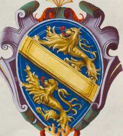 Familienwappen kleinerer Adelshäuser vo...
