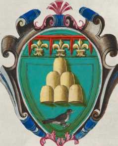 Familienwappen kleinerer Adelshäuser von Arezzo mit Buchstaben L (171r )
