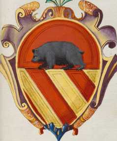 Familienwappen kleinerer Adelshäuser vo...