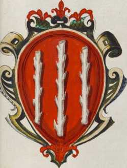 Familienwappen kleinerer Adelshäuser von Pistoia ... aus