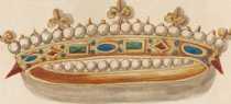 Comes Henricus, Lenocurtius Wappen (178r ... aus
