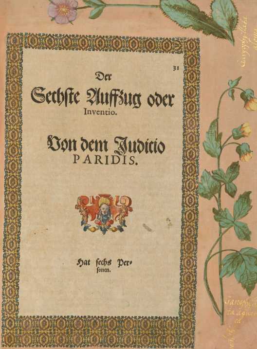 6. Aufzug: Das Urteil des Paris (53r )
