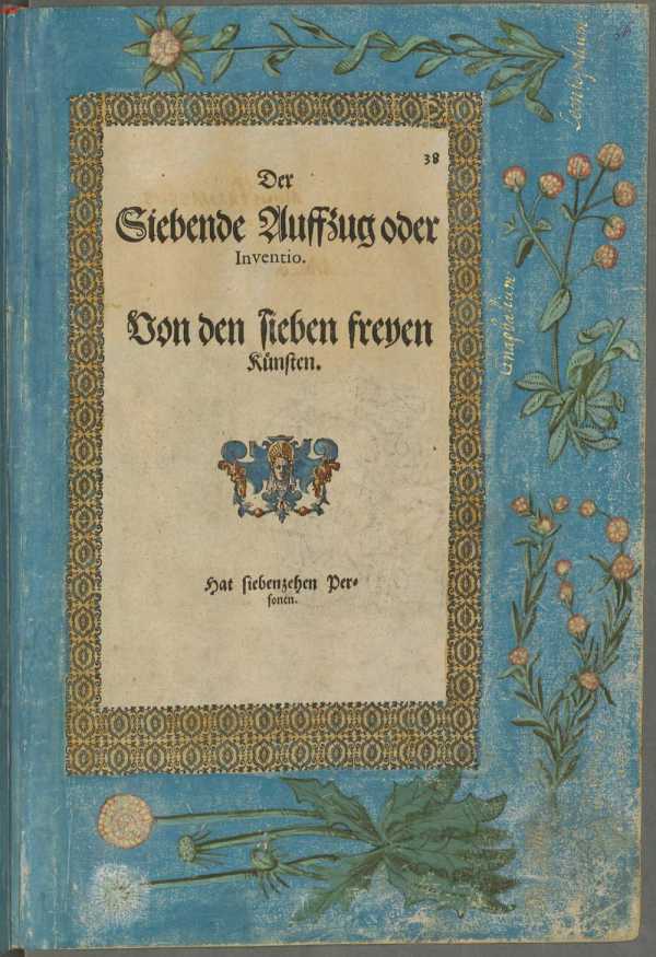 7. Aufzug: Die sieben Freien Künste (56...