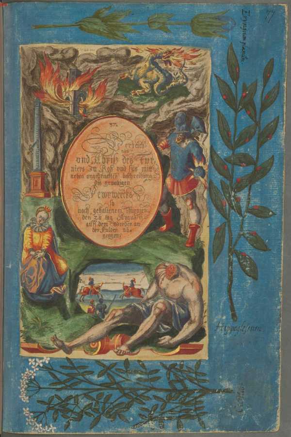 Verzeichnis des Roßturniers und Feuerwe...