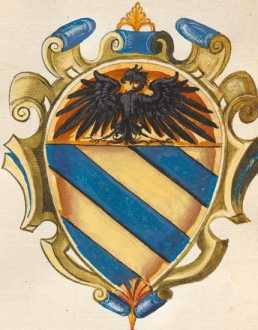 Familienwappen kleinerer Adelshäuser im...