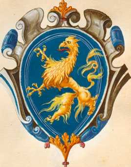 Familienwappen kleinerer Adelshäuser im...