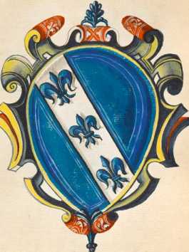 Familienwappen kleinerer Adelshäuser im...