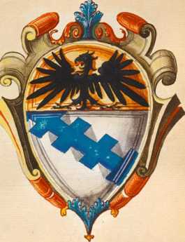 Familienwappen kleinerer Adelshäuser im...