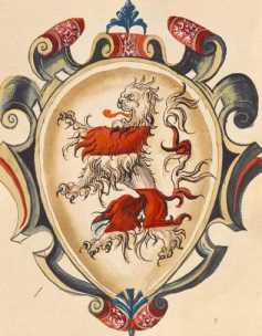 Familienwappen kleinerer Adelshäuser im...