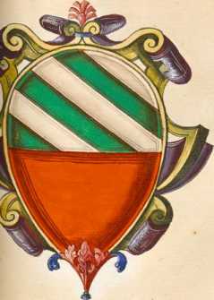 Familienwappen kleinerer Adelshäuser im...