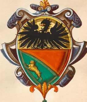 Familienwappen kleinerer Adelshäuser im...