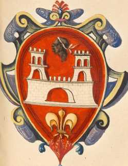 Familienwappen kleinerer Adelshäuser im...